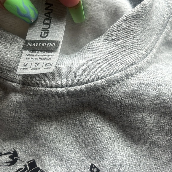 Kids xs motorcycle sweatshirt grey - Picture 2 of 3